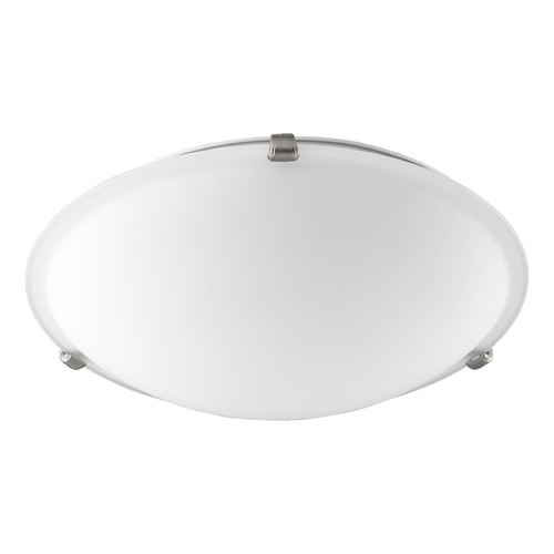 Satin Nickel Flush Mount by Quorum Lighting