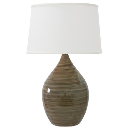 Scatchard Stoneware Tigers Eye Table Lamp by House of Troy Lighting