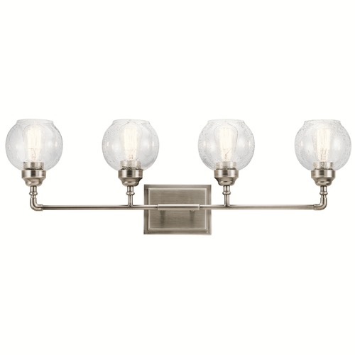 Seeded Glass Bathroom Light in Pewter by Kichler Lighting