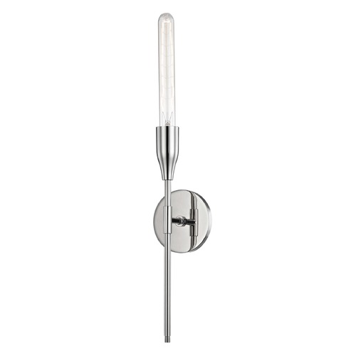 Tara Polished Nickel Sconce by Mitzi by Hudson Valley