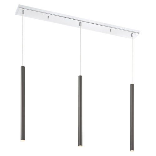 Z-Lite Forest Chrome LED Multi-Light Pendant by Z-Lite 917MP24-PBL-LED-3LCH