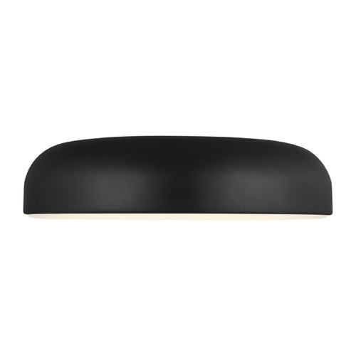 Sean Lavin Kosa 18-Inch LED Flush Mount in Black by Visual Comfort Modern