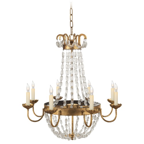 E.F. Chapman Paris Flea Market Chandelier in Gilded by Visual Comfort Signature