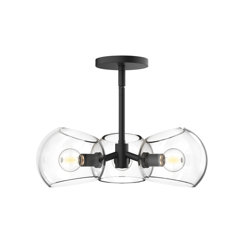 Alora Lighting Alora Lighting Willow Matte Black Chandelier PD548315MBCL