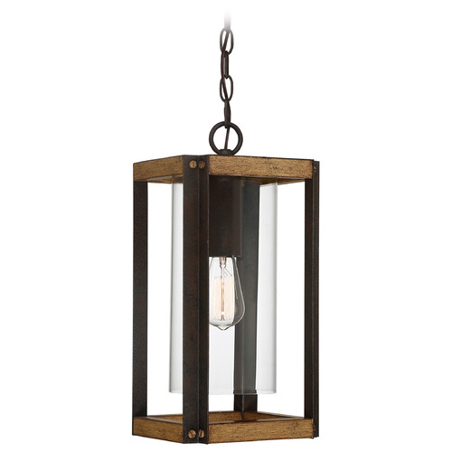 Quoizel Lighting Marion Square Mini Pendant in Rustic Black by Quoizel Lighting MSQ1509RK