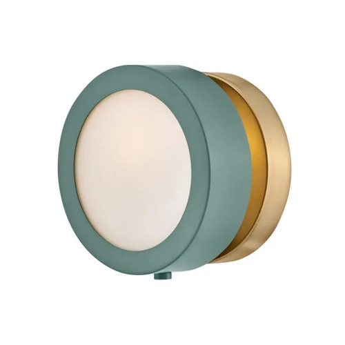 Hinkley Mercer Wall Sconce in Sage Green & Heritage Brass by Hinkley Lighting 3650SGN