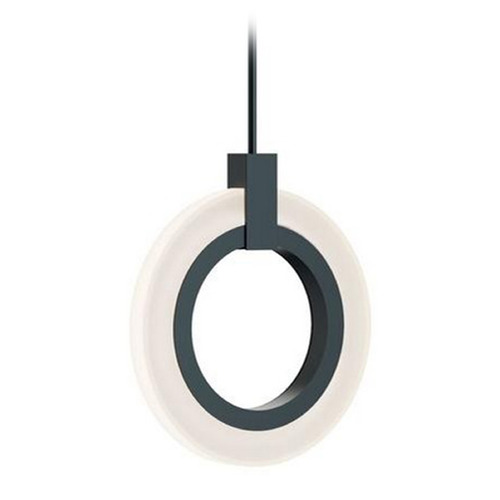 AFX Lighting Afx Lighting Halo Black LED Mini-Pendant Light HLOP08LAJUDBK