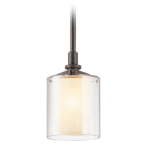 Troy Lighting Mini-Pendant Light with Clear Glass F1719FR