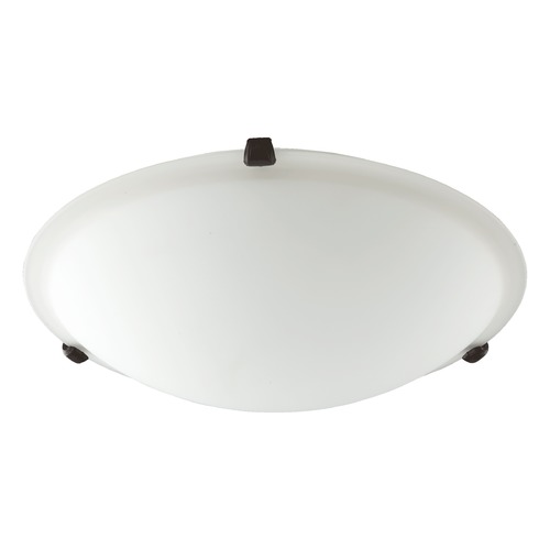 Quorum Lighting Oiled Bronze Flush Mount by Quorum Lighting 3000-16186