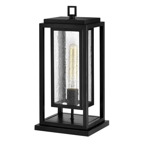 Republic 16.50-Inch 12V LED Pier Mount Lantern in Black by Hinkley Lighting