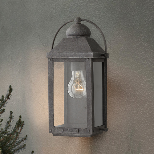 Hinkley Anchorage 13-Inch Aged Zinc LED Outdoor Wall Light by Hinkley Lighting 1850DZ-LL