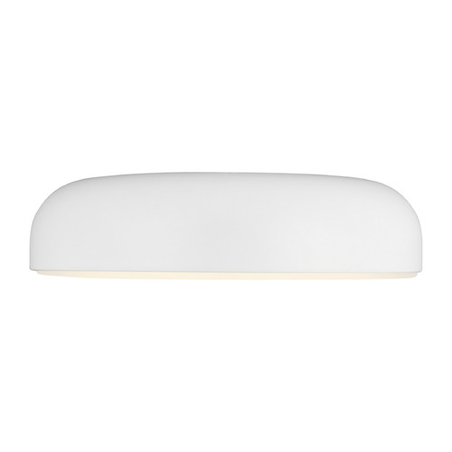 Visual Comfort Modern Collection Sean Lavin Kosa 18-Inch LED Flush Mount in White by Visual Comfort Modern 700FMKOSA18W-LED930