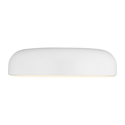 Sean Lavin Kosa 18-Inch LED Flush Mount in White by Visual Comfort Modern