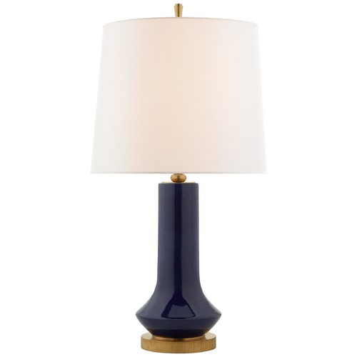 Visual Comfort Signature Collection Thomas OBrien Luisa Table Lamp in Denim by Visual Comfort Signature TOB3657DML