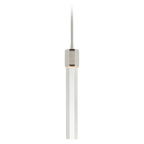 Lauren Rottet Fascio Pendant in Polished Nickel by Visual Comfort Signature