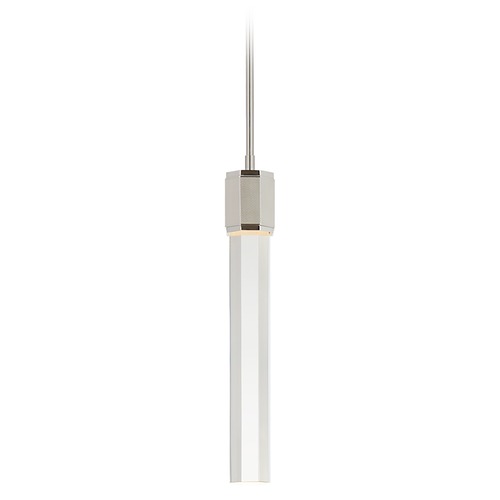 Visual Comfort Signature Collection Lauren Rottet Fascio Pendant in Polished Nickel by Visual Comfort Signature LR5911PNCG