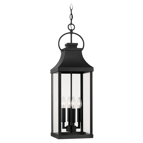Capital Lighting Bradford Outdoor Hanging Lantern in Black by Capital Lighting 946442BK