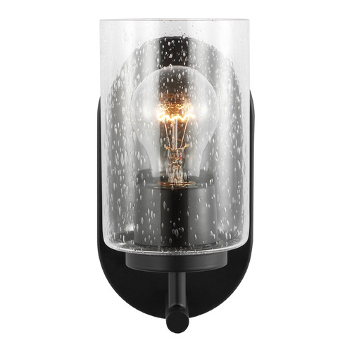 Oslo Midnight Black Sconce by Generation Lighting