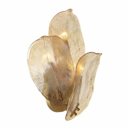 Orchid 3-Light Wall Sconce in Legacy Brass by Metropolitan