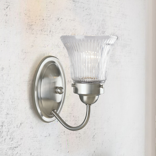 Economy Sconce in Brushed Nickel by Progress Lighting