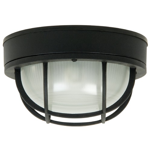 Bulkhead Matte Black Flush Mount by Craftmade Lighting