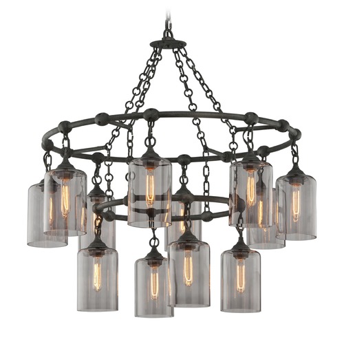 Troy Lighting Gotham Aged Silver Pendant by Troy Lighting F4425