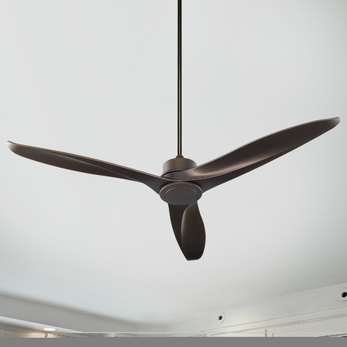 Kress 60-Inch Fan in Oiled Bronze by Quorum Lighting
