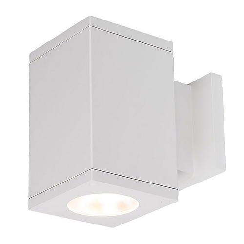 Cube Arch White LED Outdoor Wall Light by WAC Lighting