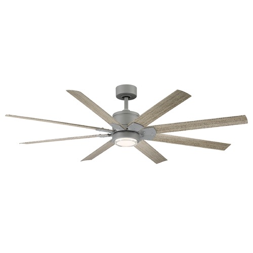 Modern Forms by WAC Lighting Modern Forms Renegade Graphite LED Ceiling Fan with Light FR-W2001-52L27GHWW