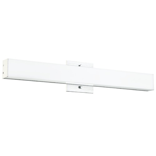 Matteo Lighting Moirlite Aluminum LED Bathroom Light by Matteo Lighting S05723AL