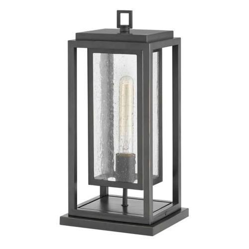 Republic 16.50-Inch 12V LED Pier Mount Lantern in Bronze by Hinkley Lighting