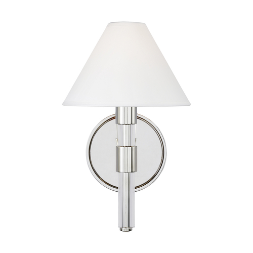 Visual Comfort Studio Collection Lauren Ralph Lauren Robert Polished Nickel & Acrylic Sconce by Visual Comfort Studio LW1041PN