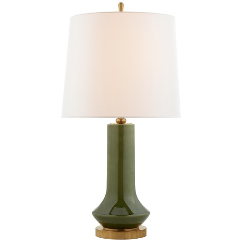 Thomas OBrien Luisa Table Lamp in Emerald Green by Visual Comfort Signature