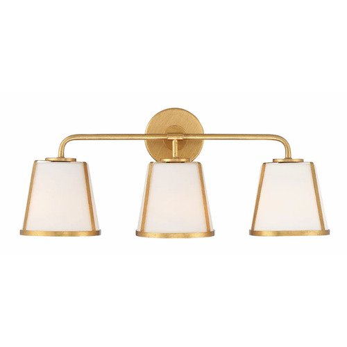 Fulton 23.25-Inch Bath Light in Antique Gold by Crystorama Lighting