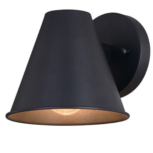 Vaxcel Lighting Smith Textured Black Outdoor Wall Light
