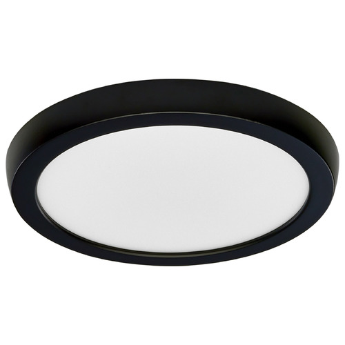 Blink 7-Inch 11W 5CCT LED Flush Mount in Black by Satco Lighting