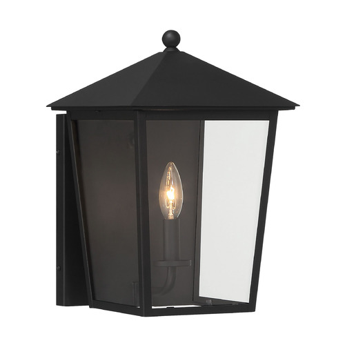 Noble Hill Sand Coal Outdoor Wall Light by Minka Lavery