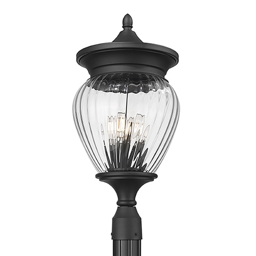 Z-Lite Davina Black Post Light