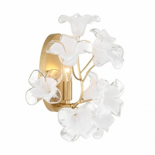 Metropolitan Lighting Bloome Wall Sconce in Legacy Brass by Metropolitan N2221-732