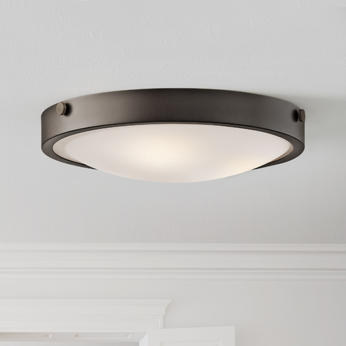 Lytham 17.25-Inch Flush Mount in Olde Bronze by Kichler Lighting