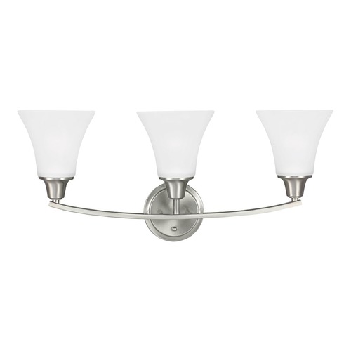 Generation Lighting Metcalf 25-Inch Bath Light in Brushed Nickel by Generation Lighting 4413203-962