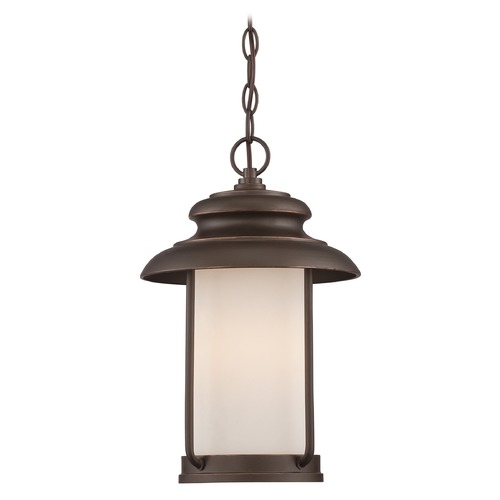 Bethany Mahogany Bronze LED Outdoor Hanging Light by Nuvo Lighting