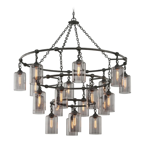 Troy Lighting Gotham Aged Silver Pendant by Troy Lighting F4426