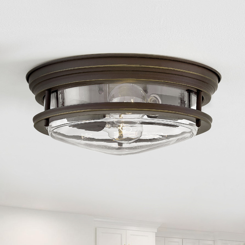 Hadley 12-Inch Oil Rubbed Bronze Flush Mount by Hinkley Lighting