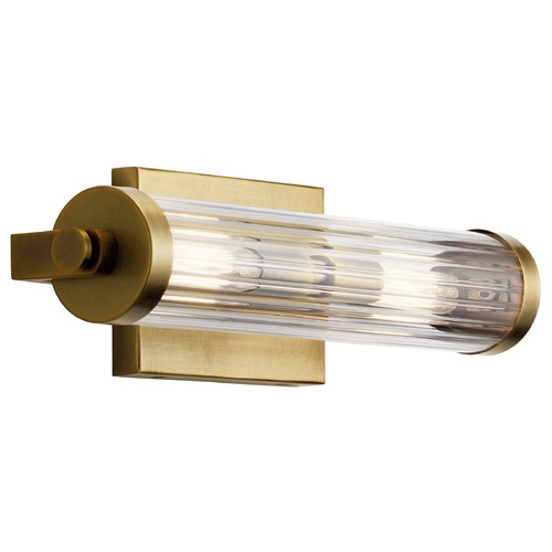 Kichler Lighting Azores Natural Brass Sconce by Kichler Lighting 45648NBR