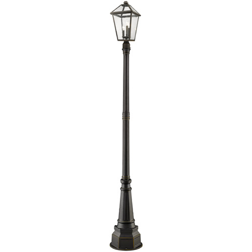 Z-Lite Talbot Oil Rubbed Bronze Post Light by Z-Lite 579PHBR-564P-ORB