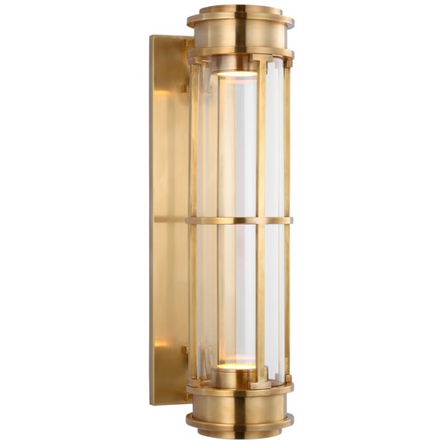 Visual Comfort Signature Collection Chapman & Myers Gracie LED Sconce in Antique Brass by Visual Comfort Signature CHD2486ABCG