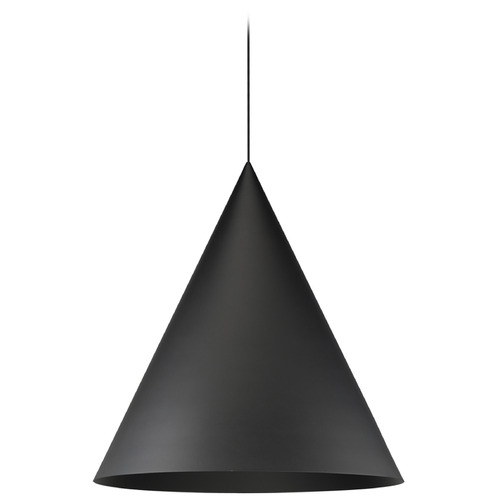 ET2 Lighting Pitch Black LED Pendant by ET2 Lighting E34506-BK