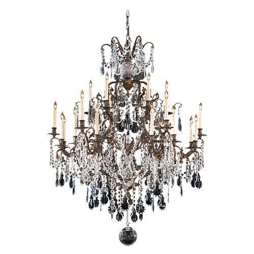 Metropolitan Oxidized Brass Chandelier by Metropolitan Lighting