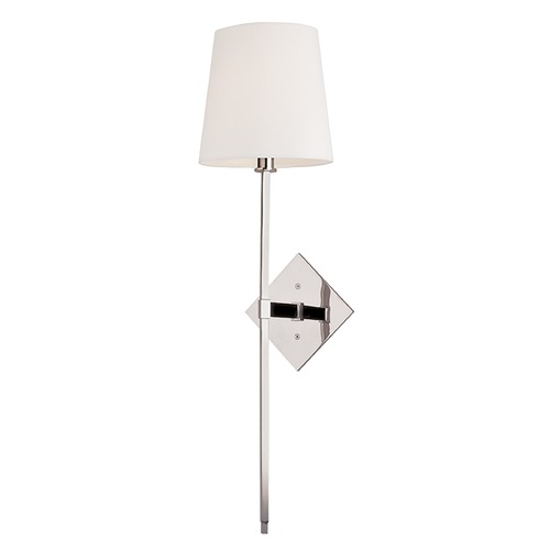 Hudson Valley Lighting Cortland Wall Sconce in Polished Nickel by Hudson Valley Lighting 211-PN